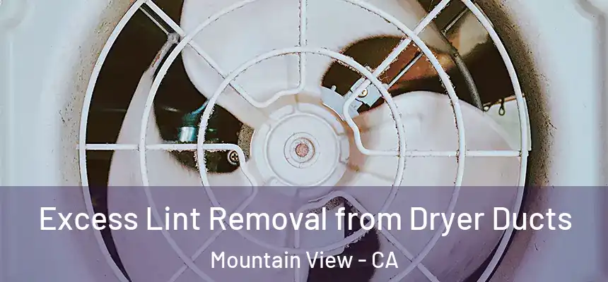 Excess Lint Removal from Dryer Ducts Mountain View - CA